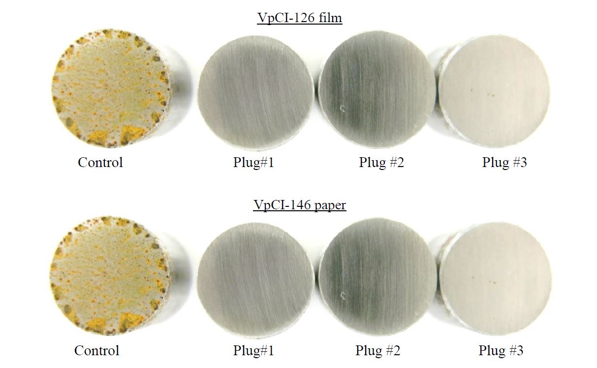 Cortec VpCI-126 VIA Test Results